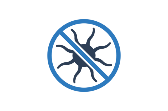 Antibacterial Icon for Local Business Branding