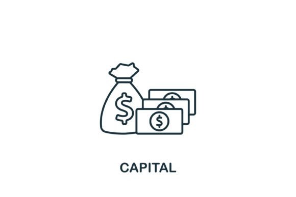 Capital Icon: A Versatile Graphic for Handmade Creations