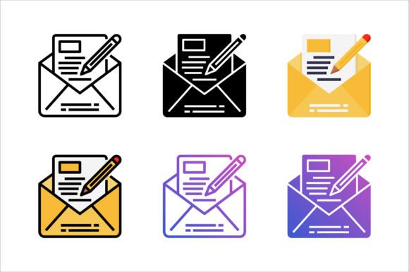 Compose Mail Icon for Crafting and Graphics