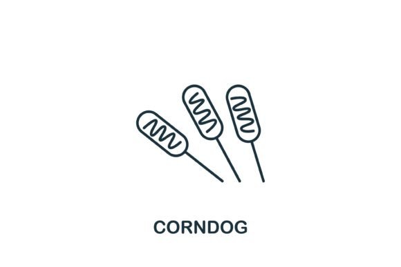 Corndog Icon: A Playful Graphic for Web and Editorial Design