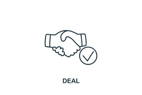 Deal Icon: A Versatile Graphic for Handmade Creations