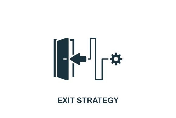 Exit Strategy Icon for Local Business Branding