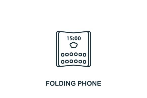 Folding Phone Icon Review for Embroidery Projects