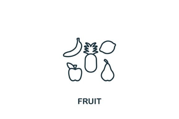 Fruit Icon – A Versatile Graphic for Branding and Marketing