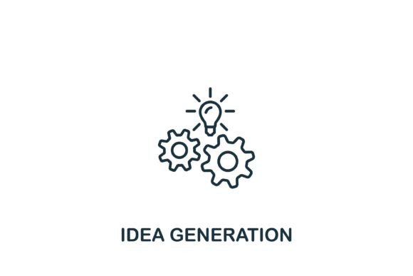 Idea Generation Icon – A Versatile Graphic Asset for Digital Sellers