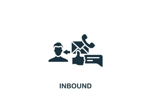 Inbound Icon: A Versatile Graphic Asset for Handmade Creations