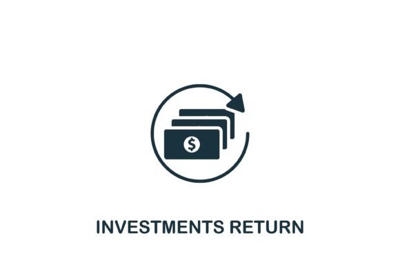 Investments Return Icon for Small Business Branding
