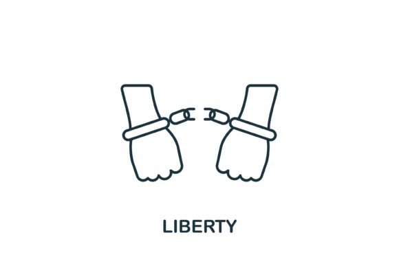 Liberty Icon: A Versatile Graphic Asset for Handmade Creations