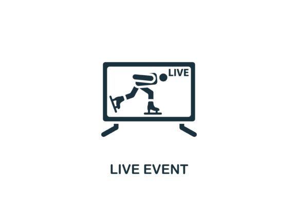 Live Event Icon for Local Business Branding