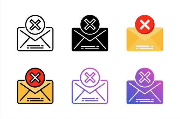 Mail Remove Icon for Small Business Branding