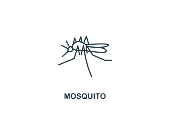 Mosquito Icon Graphics for Digital Sellers