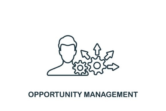Opportunity Management Icon for Graphics and Icons