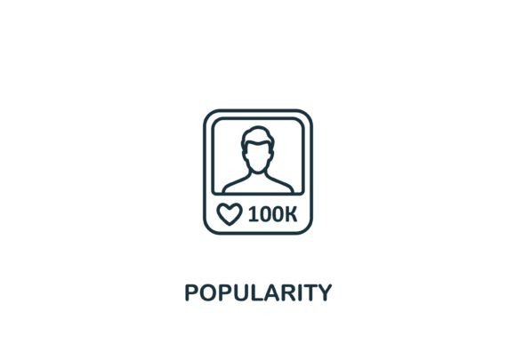 Popularity Icon – A Versatile Graphic for Handmade Creations