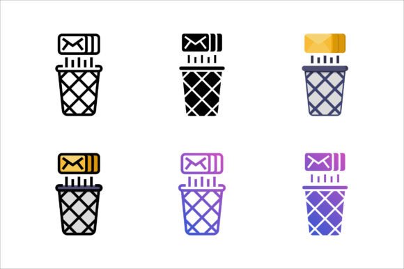 Recycle Bin Mail Icon Review for Embroidery Projects