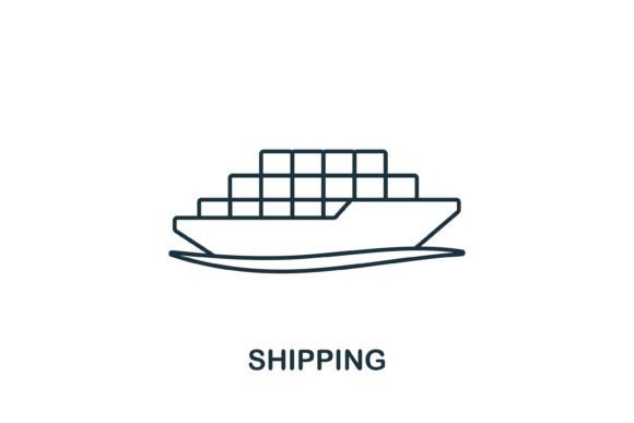 Shipping Icon: A Simple Graphic for Local Business Branding