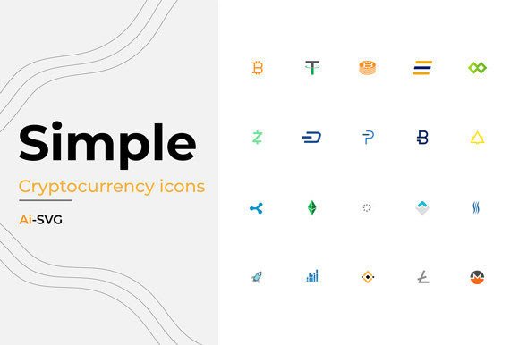 Simple Cryptocurrency Icons Pack-2 Review for Embroidery Projects