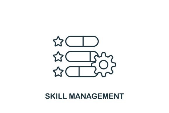 Skill Management Icon for Handmade Crafts and Graphics