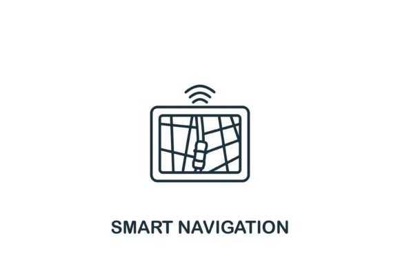 Smart Navigation Icon for Local Business Branding