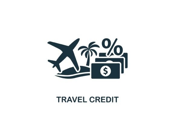Travel Credit Icon – A Versatile Graphic Asset for Digital Sellers