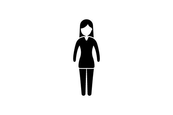 Woman Icon: A Versatile Graphic for Local Business Branding